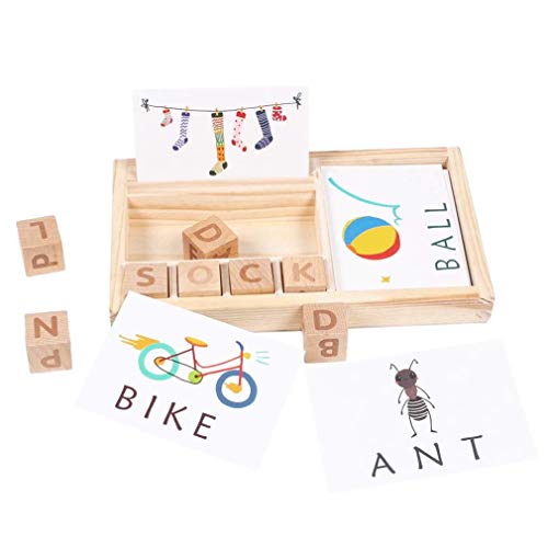 wooden spelling game