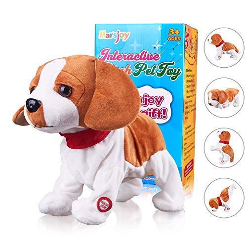 stuffed dog toy that barks