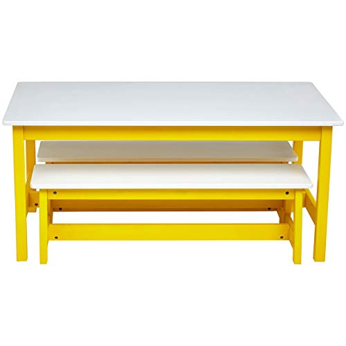 kids table and bench set