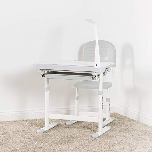 grey childrens desk