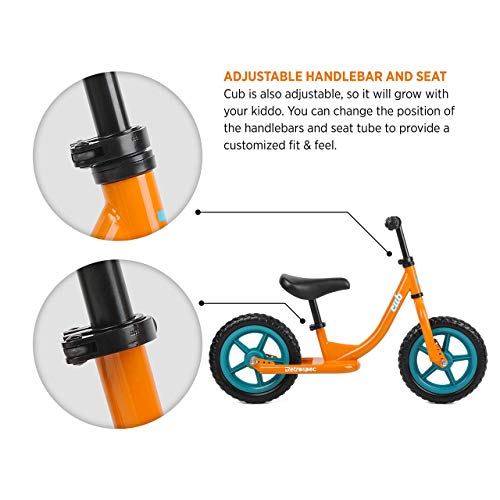 retrospec cub kids balance bike no pedal bicycle