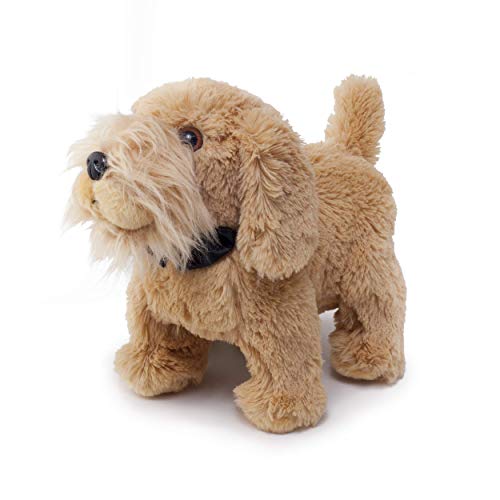 toy barking dog with leash