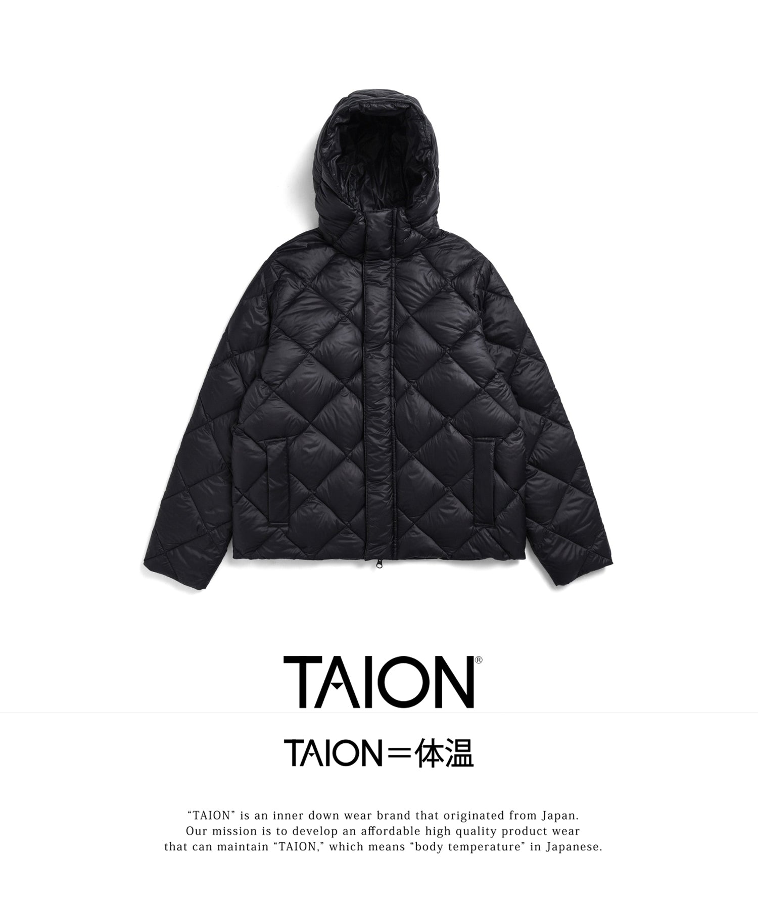 UNISEX】マウンテン パッカブル ボリュームダウンジャケット(TAION