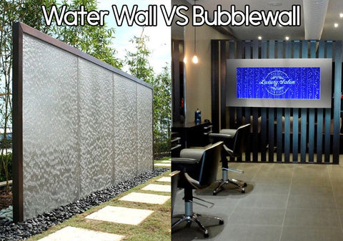 The Difference Between A Water Wall And A Bubble Wall