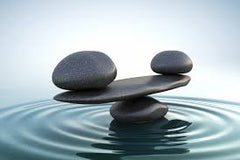 Zen Rocks On Water