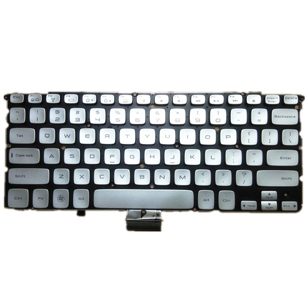 Laptop Keyboard For Dell Xps 15z L511z Silver Us United States Edition