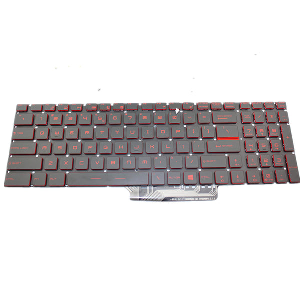 For MSI GP72 With backlight With red caps