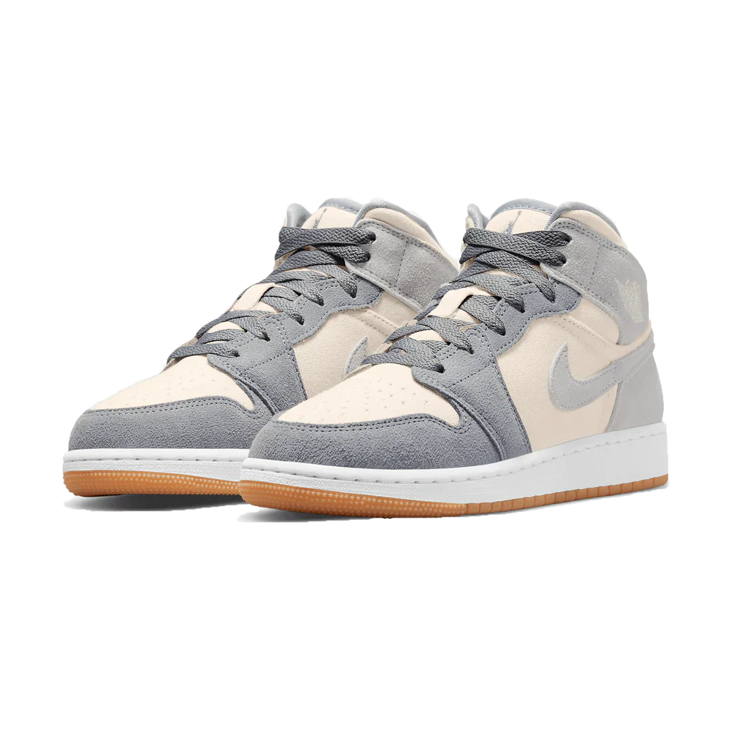 Air Jordan 1 Mid GS Coconut Milk Particle Grey 1 b5c92edb 5bb5 4be2 8eed 4d8688ed594e