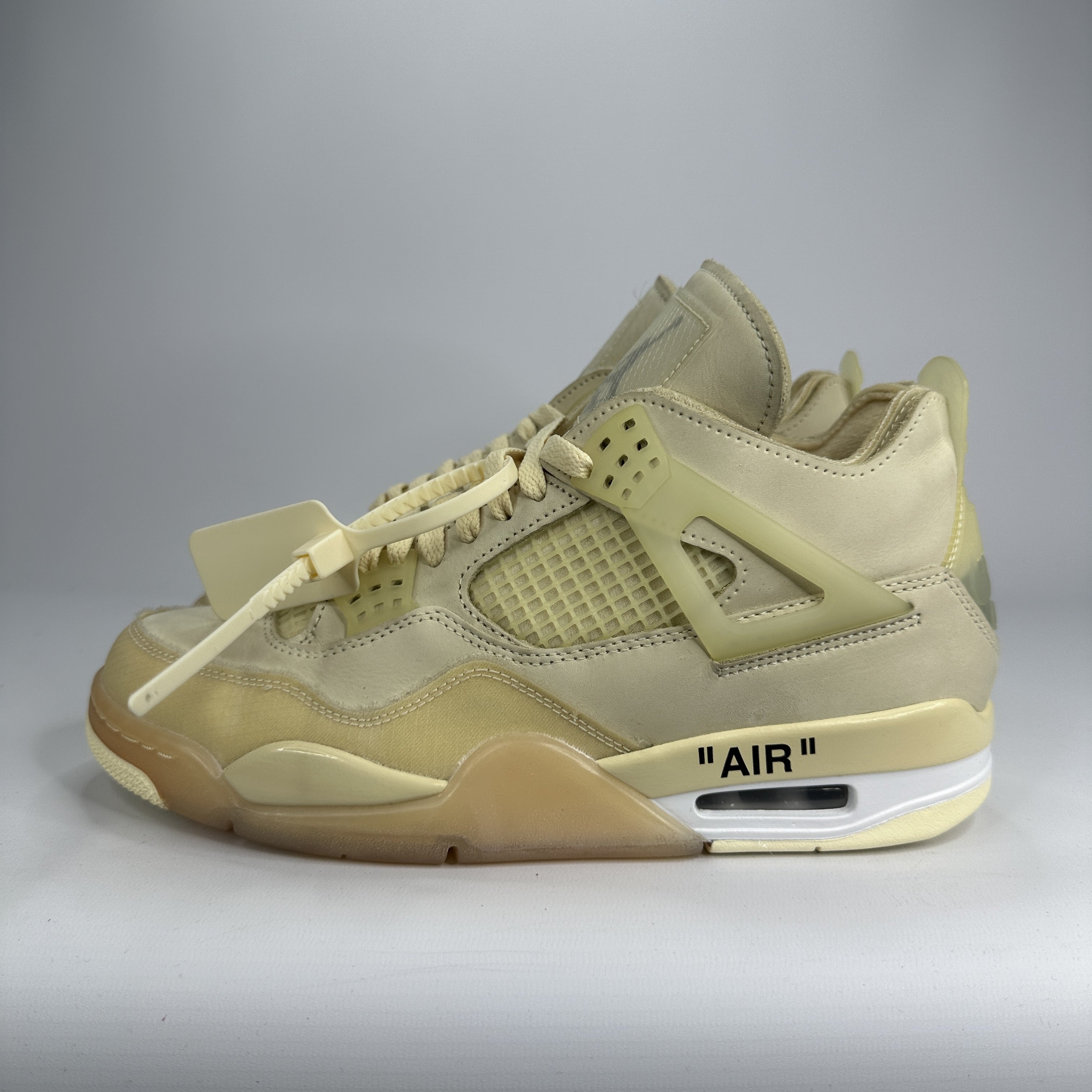 OFF-WHITE x Wmns Air Jordan 4 SP 'Sail' UK7 – OG Kicks