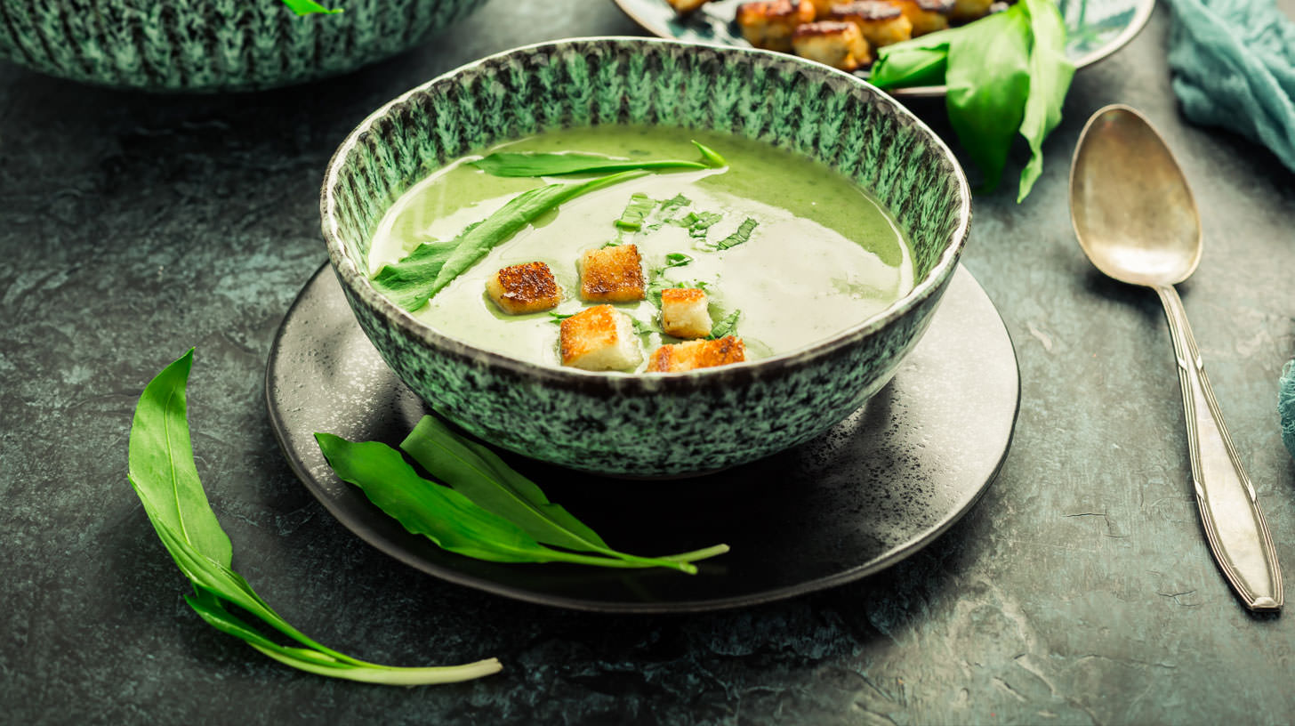 Wild Leek and Potato Soup - Pure Muskoka