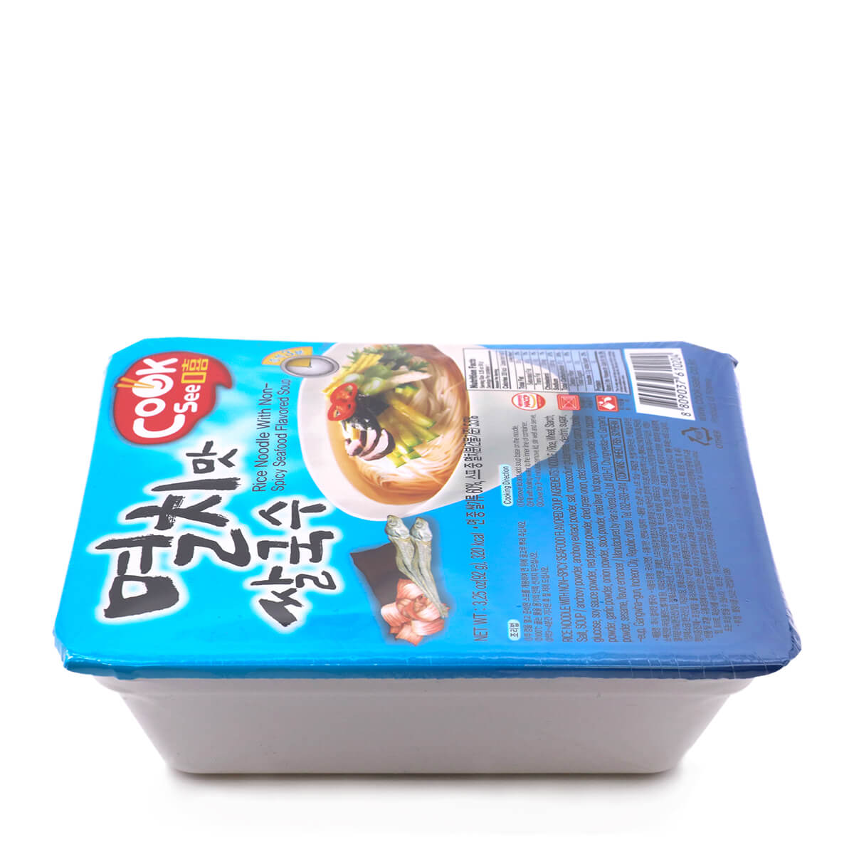 COOK SEE Rice Noodle with Non-Spicy Seafood Flavored Soup 3.25oz (92g)