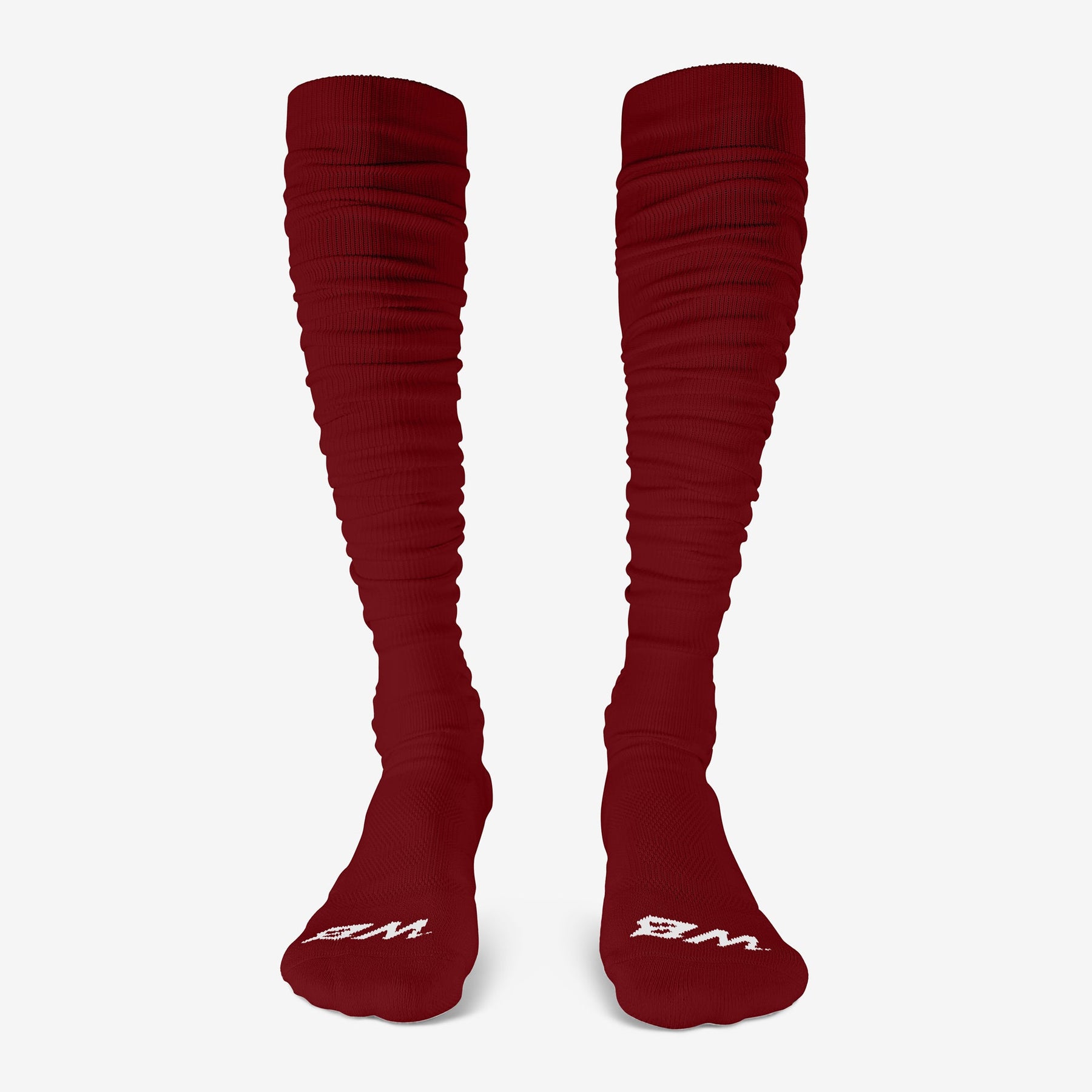 maroon football socks