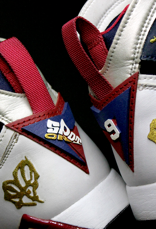 custom jordans 7