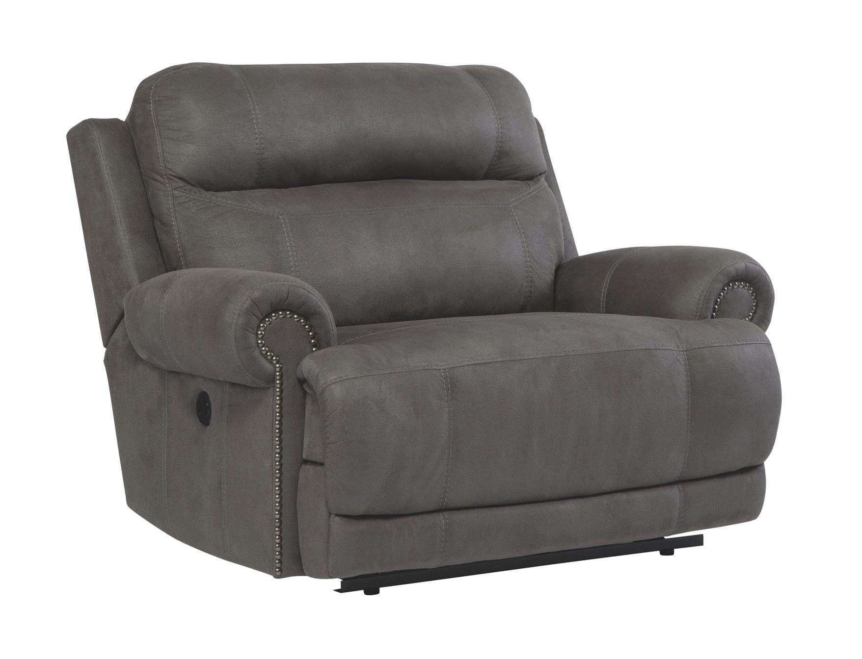 Austere Oversized Recliner 3840152 Gray Contemporary motion upholstery By ashley - sofafair.com