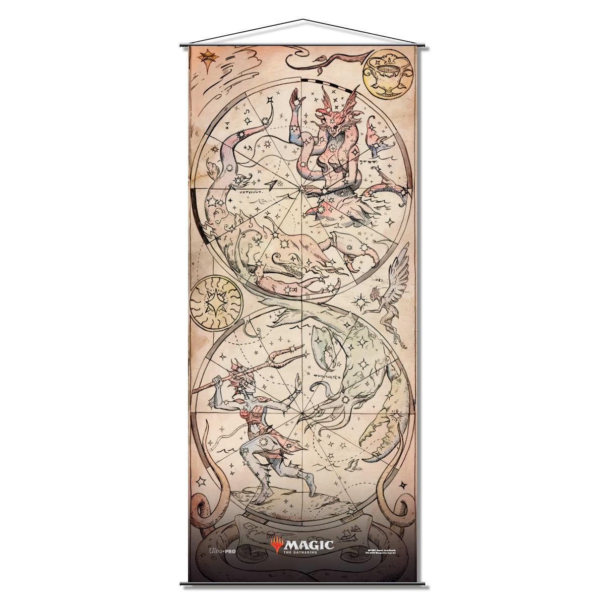 Theros Beyond Death Kiora Bests the Sea God Wall Scroll for Magic: The Gathering | Ultra PRO International