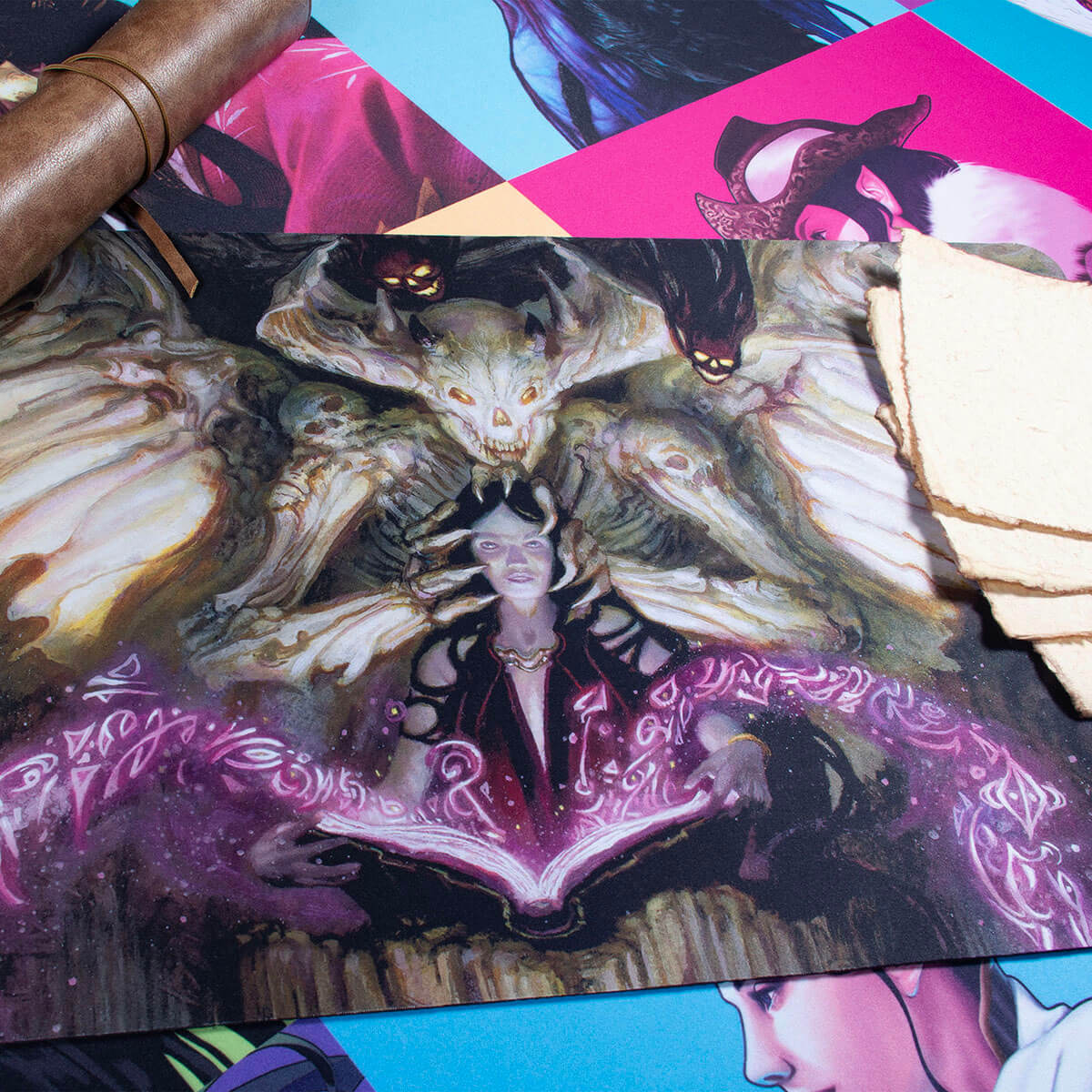 Commander Masters Demonic Tutor Black Standard Gaming Playmat for Magic: The Gathering | Ultra PRO International