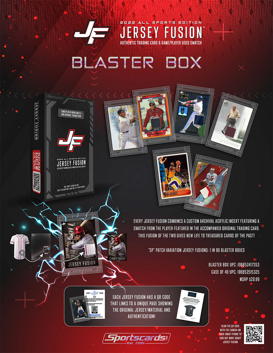2022 Jersey Fusion All-Sports Edition Blaster Box #41735 | Ultra PRO International