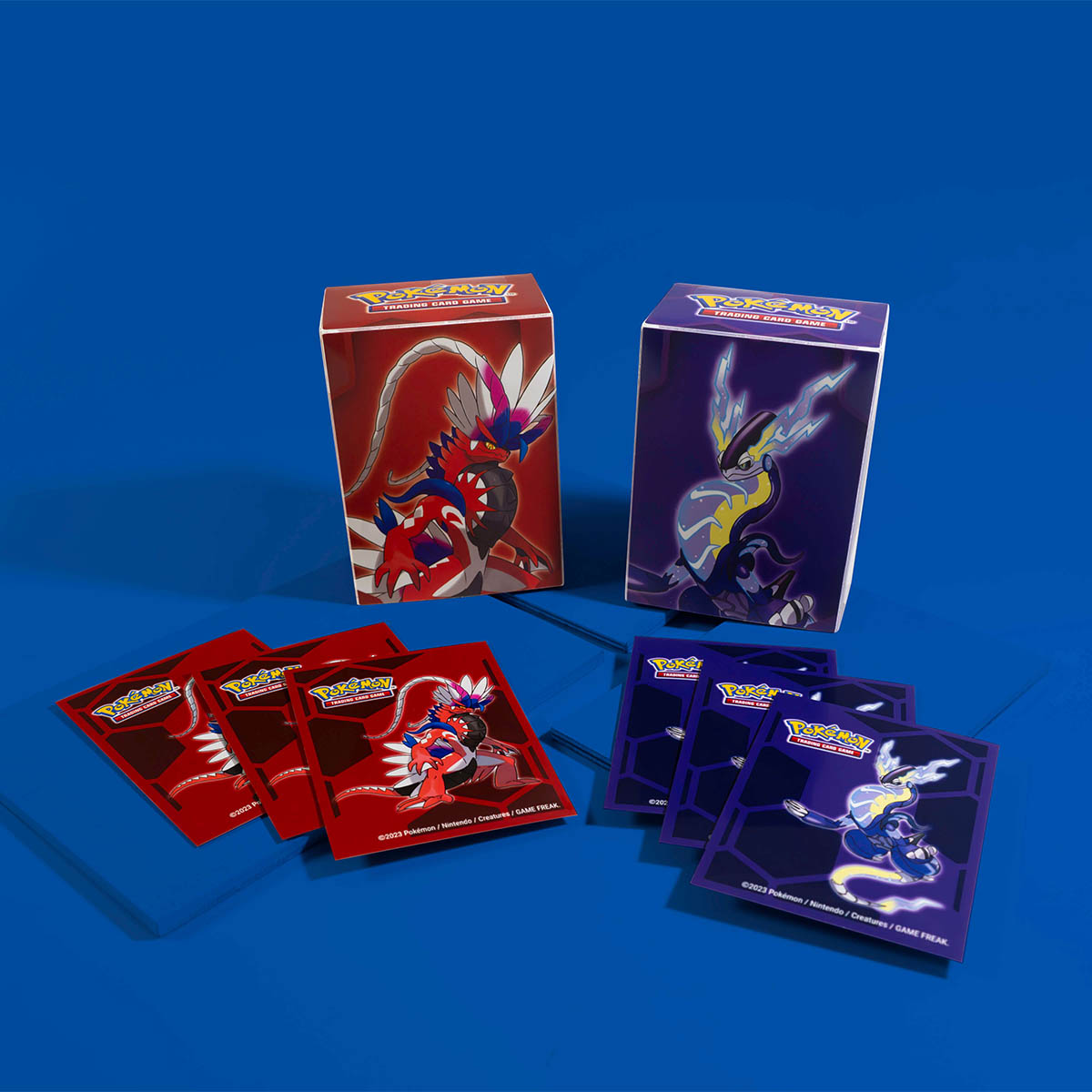 Pokemon Card Game: DECK SHIELD - Miraidon Ex (64 Sleeves/Pack)