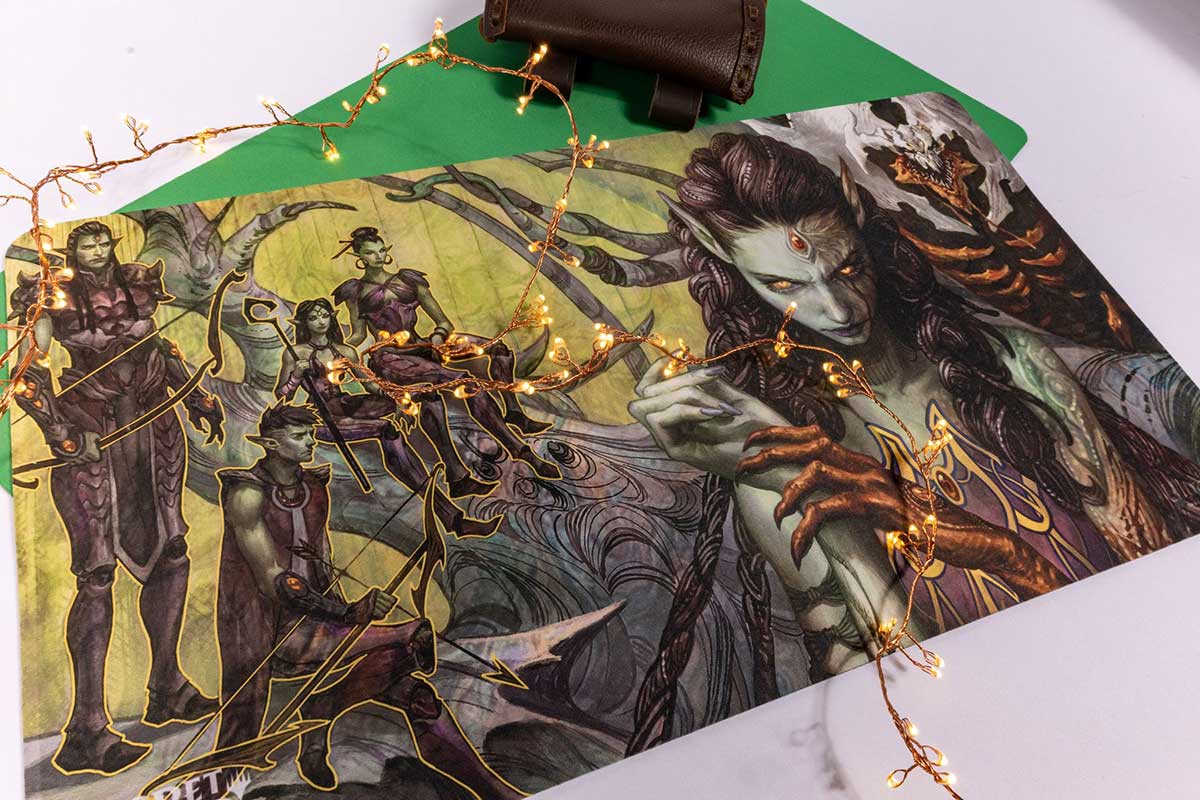 Secret Lair June 2022 Livia Prima Artist Series Glissa Sunseeker Standard Gaming Playmat for Magic: The Gathering | Ultra PRO International