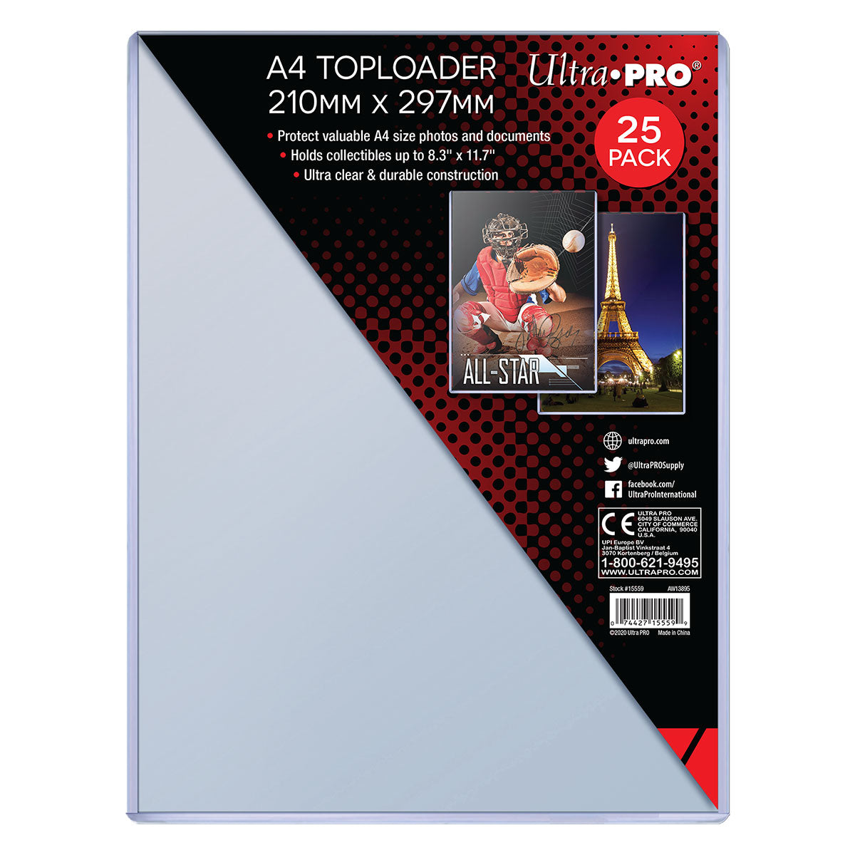 Ultra Pro 4 x 6 Soft Sleeves (100)