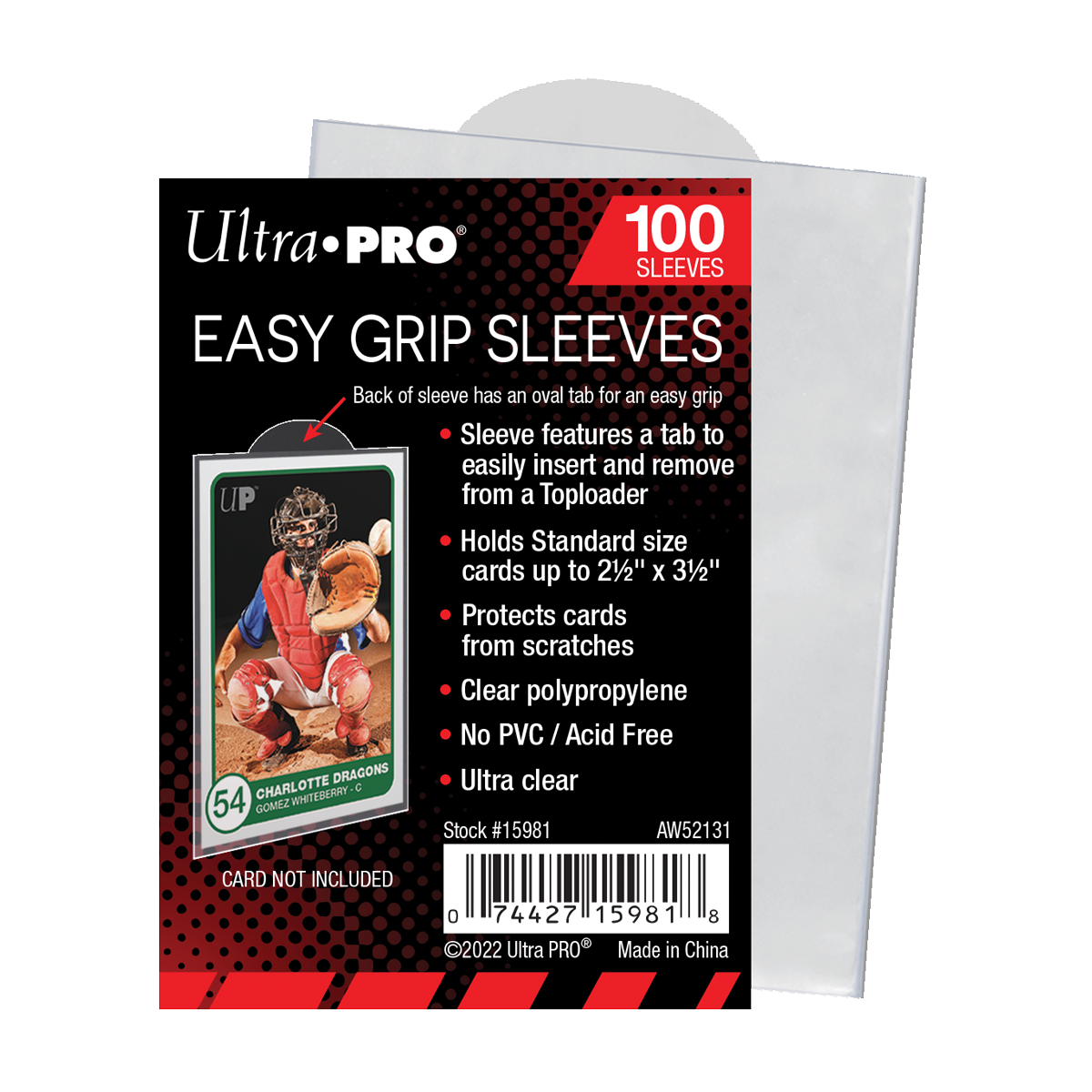 Ultra PRO Semi-Rigid 1/2 Lip Sleeves 200ct