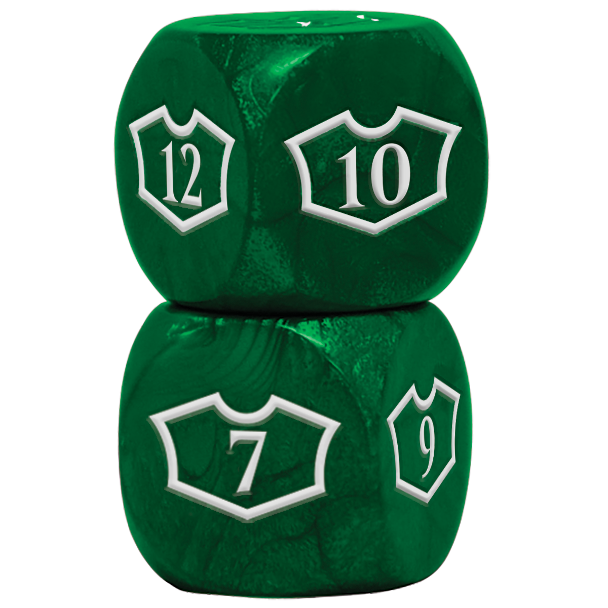 Image of Deluxe D6 Loyalty Dice Set (4ct) with 7-12 for Magic: The Gathering