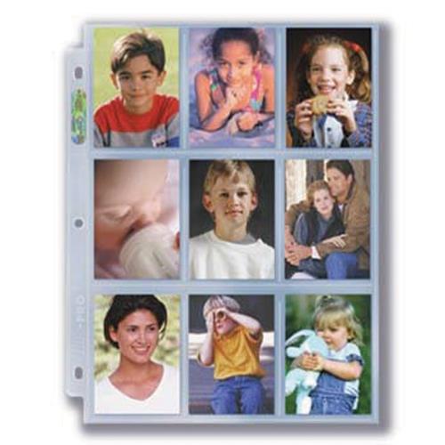 3 Hole Photo Pages 10ct For Wallet Size 2 5 X 3 5 Prints Ultra Pro International