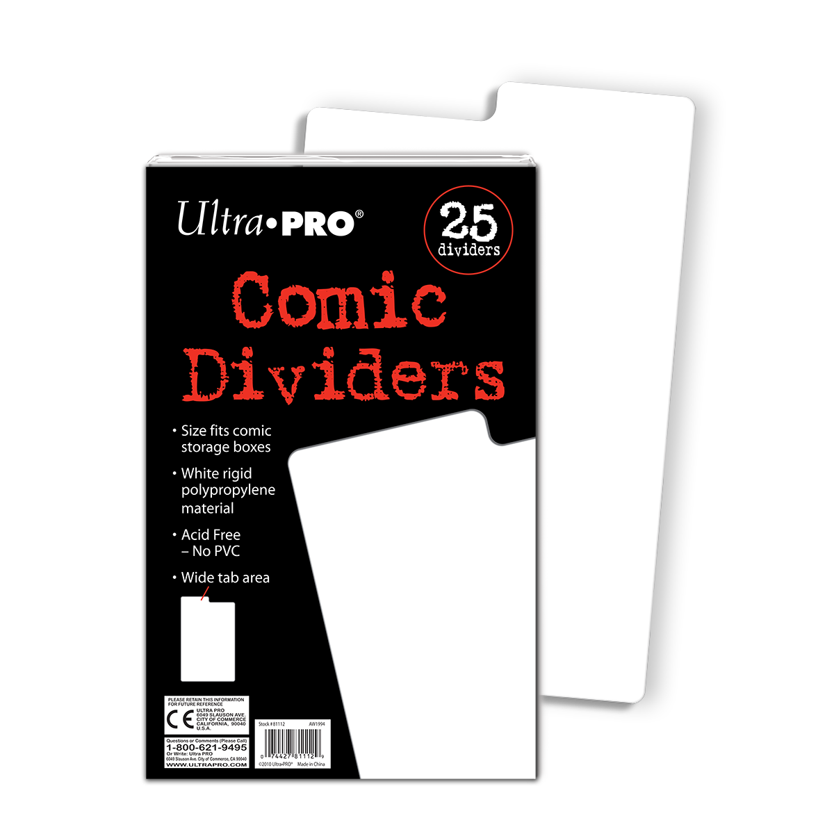 Ultra Pro Comic Boards - Golden #80253