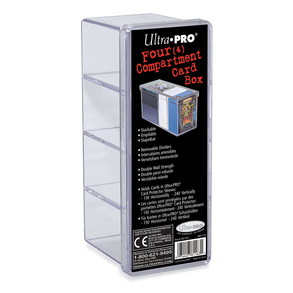 Ultra PRO Clear Card Sleeves for Standard Size Trading Cards measuring 2.5  x 3.5 (500 count pack)