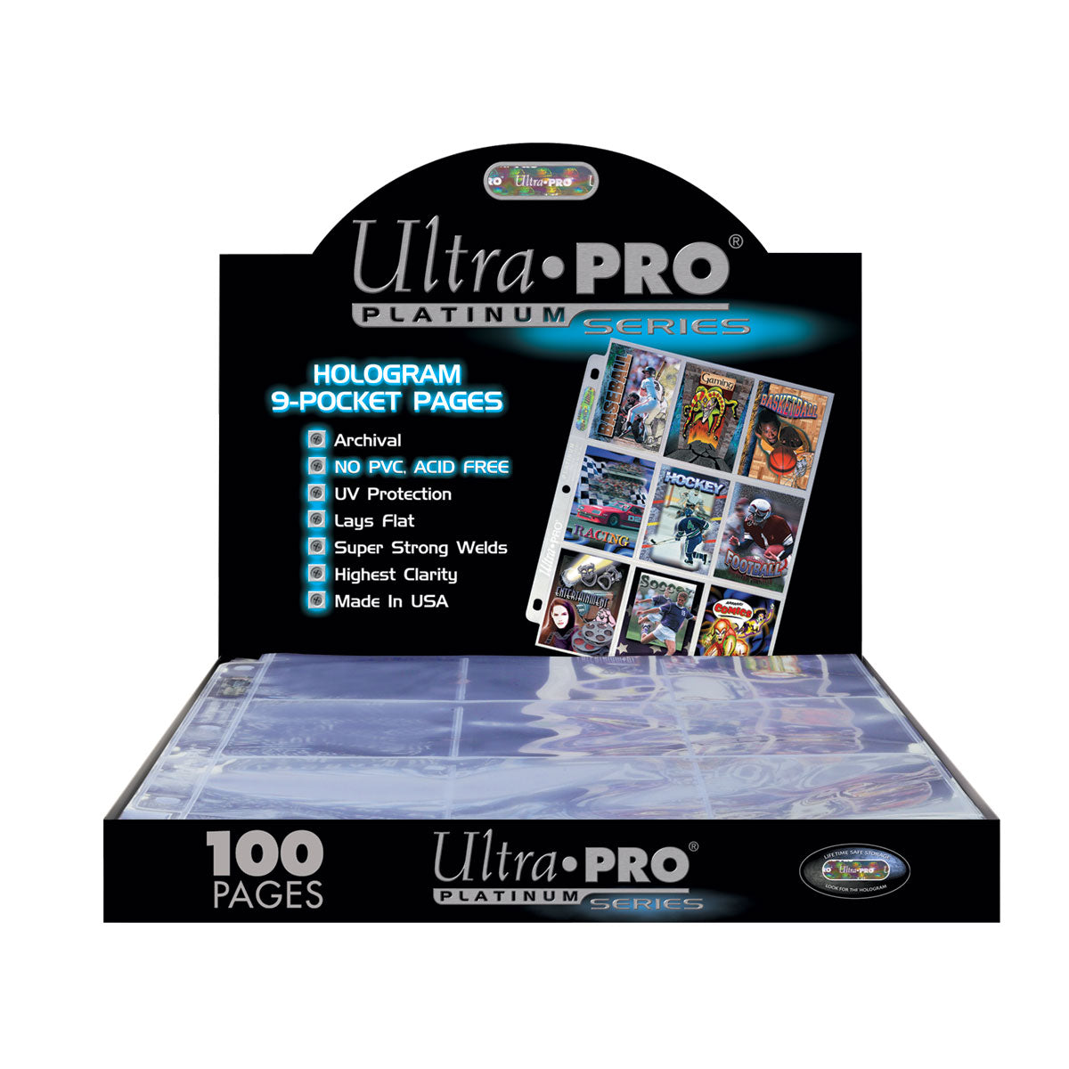 100 PAGES DE CLASSEUR POUR TOPLOADERS – ULTRA PRO – Cards Hunter