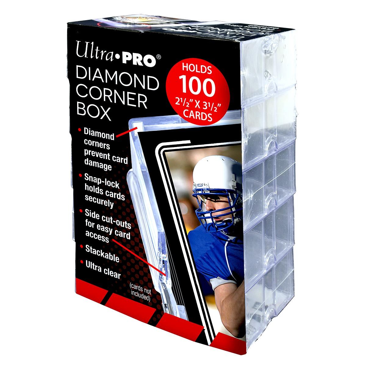 2-Piece 50-Count Clear Card Boxes (2ct) | Ultra PRO International