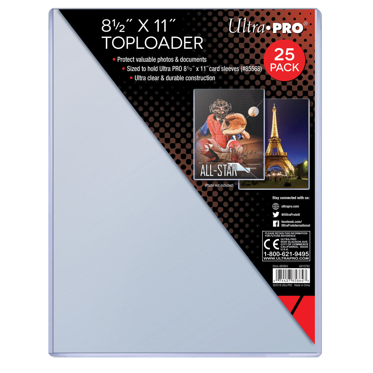 10 Pack A4 Photo Album Clear Sleeves 4 X 6 Inch Toploader