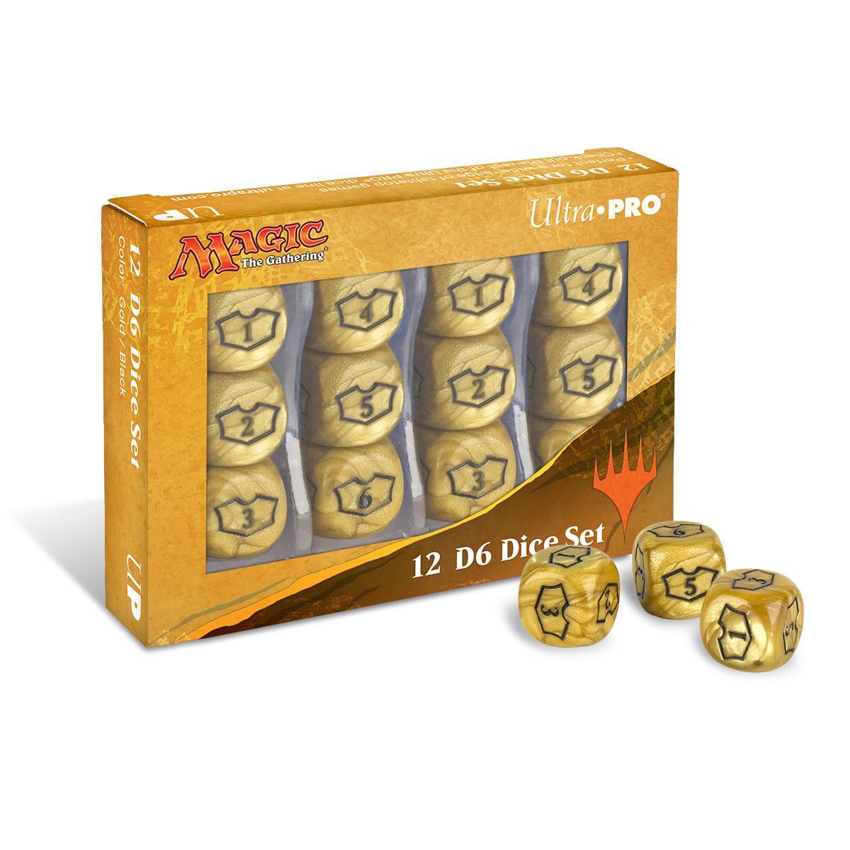 Deluxe D6 Loyalty Dice Set (4ct) with 7-12 for Magic: The