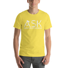 Load image into Gallery viewer, ASK  Unisex T-Shirt - White