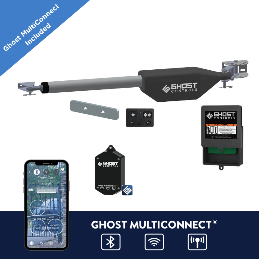 ghost pro smart single gate opener kit with ghost multiconnec kit