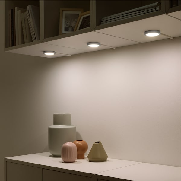4x IKEA VAXMYRA LED Spotlight Aluminum 2 5/8" Wood Metal Cabinet – Discouch
