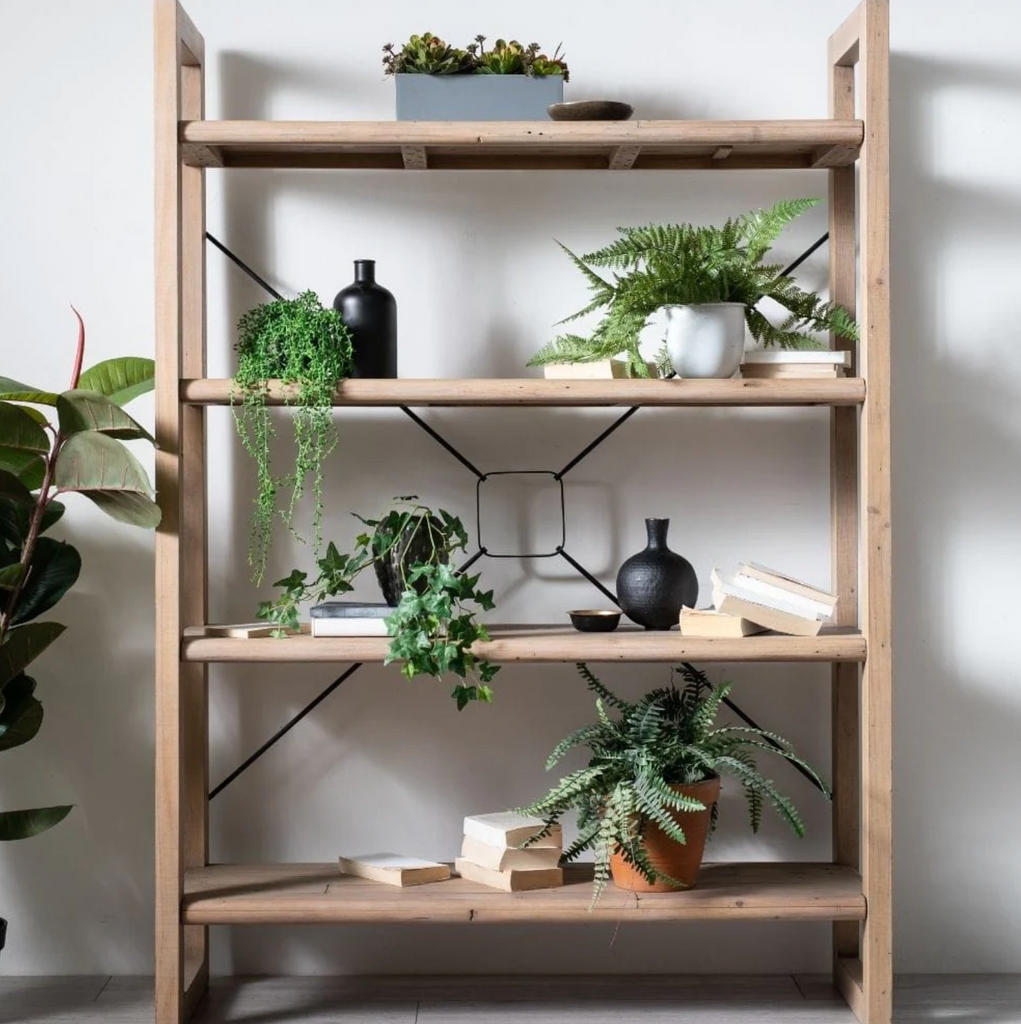 displaying sentimental items on a bookcase