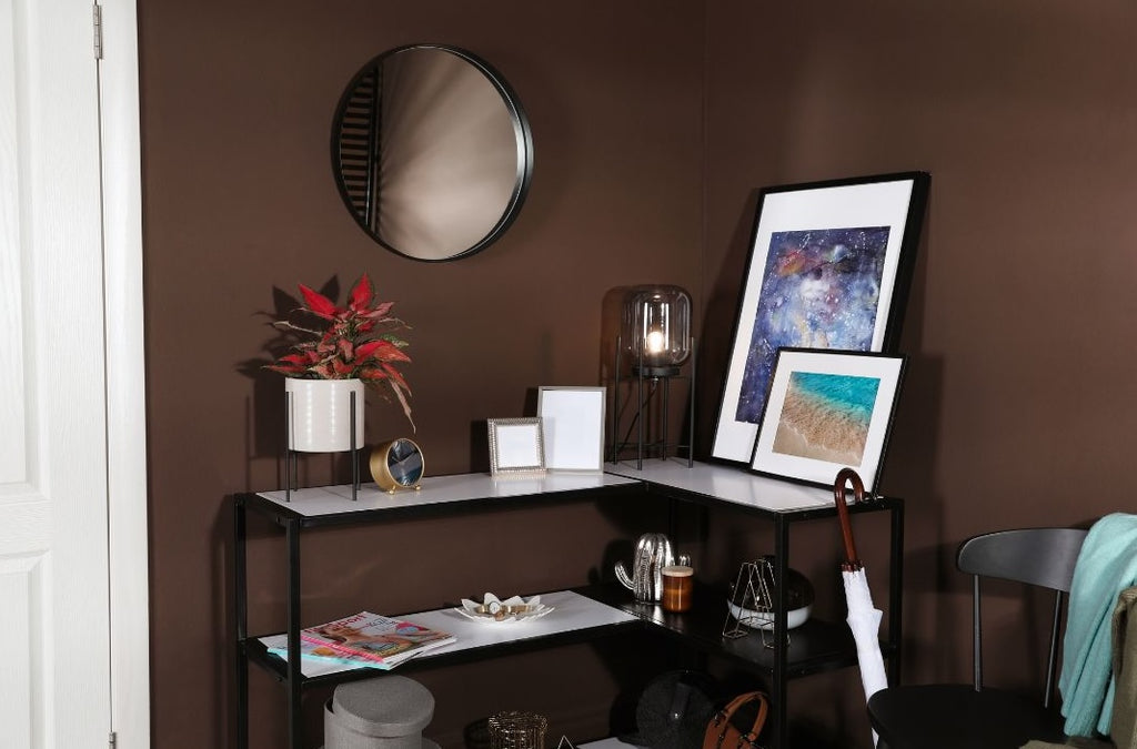 gallery inspired console table