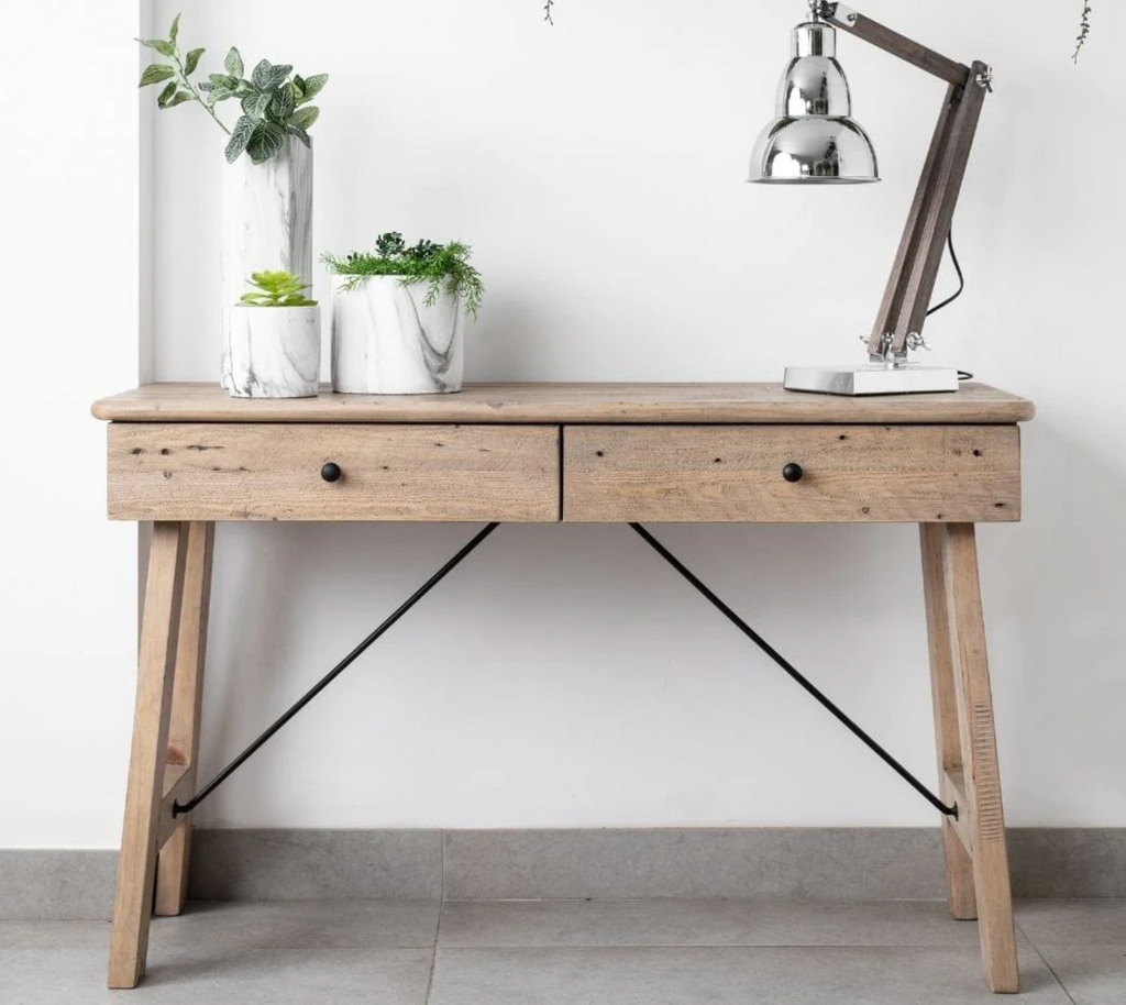 industrial console table