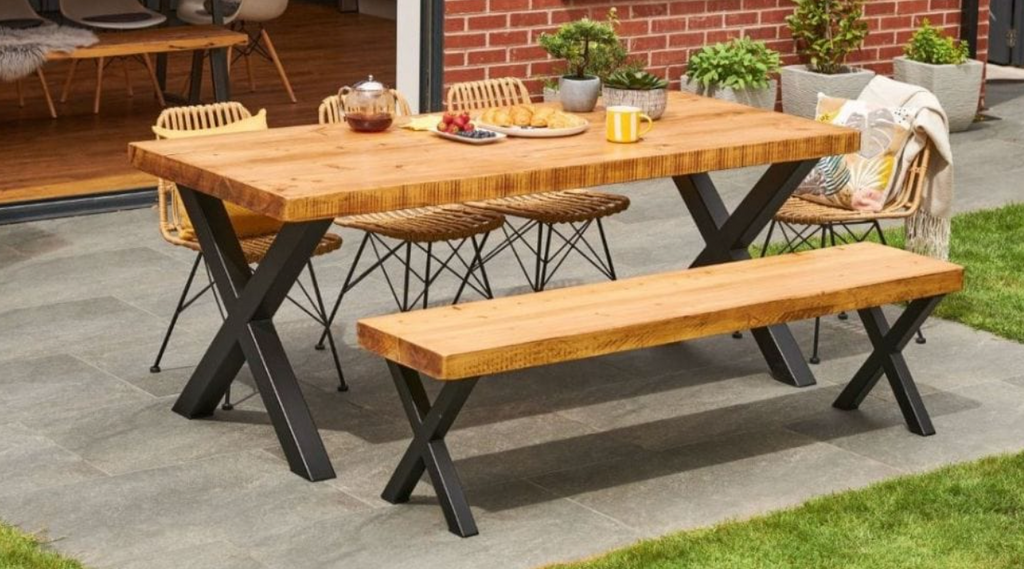 outdoor dining table for outdoor feasting
