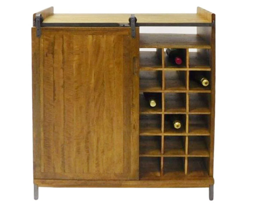 wooden drinks cabinet