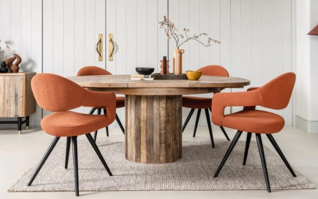 westchester round dining table