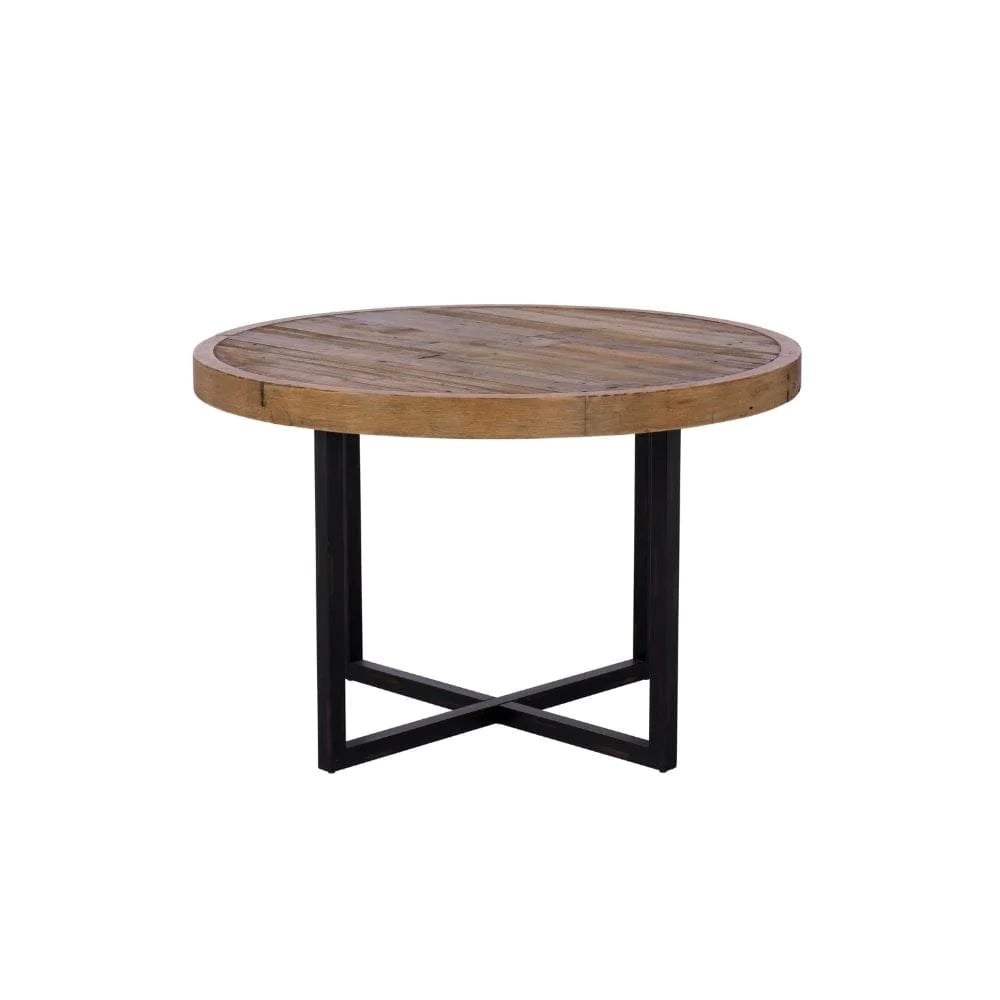 williamsburg reclaimed round small dining table