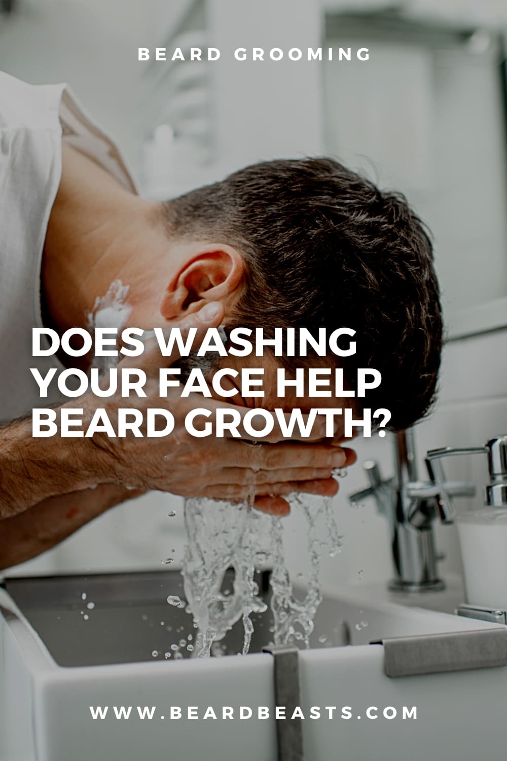 Does Washing Your Face Help Beard Growth? Pinterest Pin