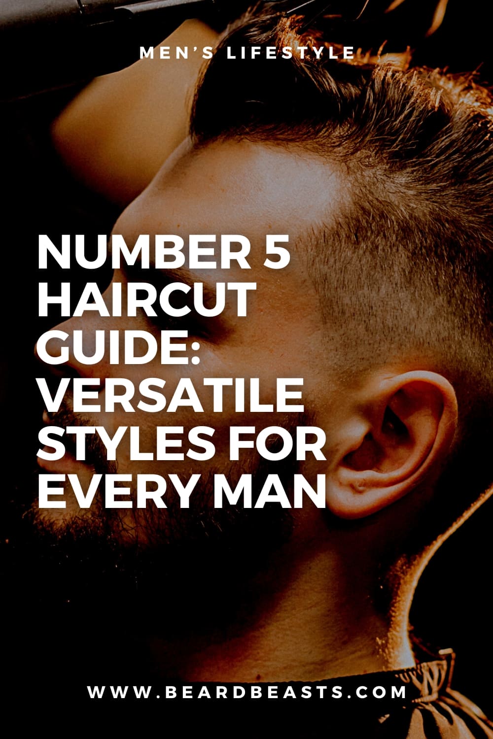 Number 5 Haircut  Guide:  Versatile Styles for Every Man Pinterest Pin