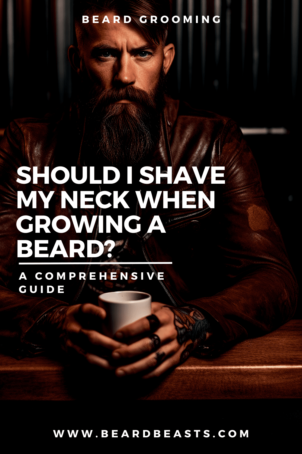Should I Shave My Neck When Growing a Beard? Pinterest Pin