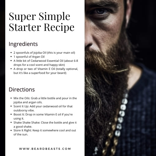 beard beasts super simple starter beard oil recipe