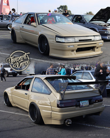 Ae86 Levin JDM Widebody Brown Matcha Cafe Color Pandem Hatchback Hachi Hatchi