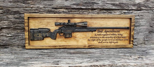 Customizable Sniper Rifle With Second Amendment