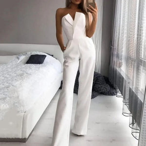 Women’s Powerful Wide Leg Jumpsuit - Luxlife Brands